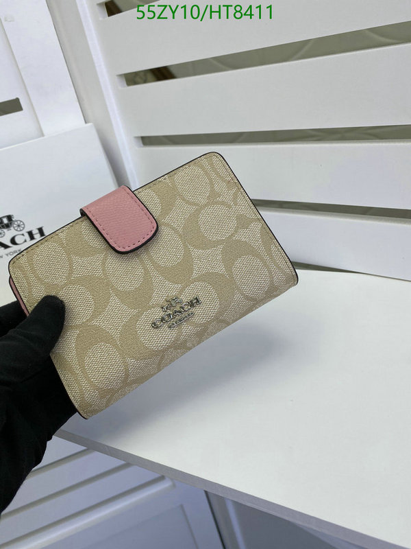 Coach Bag-(4A)-Wallet-,Code: HT8411,$: 55USD