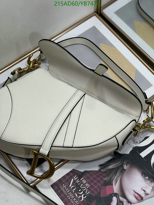 Dior Bags -(Mirror)-Saddle-,Code: YB7478,$: 215USD