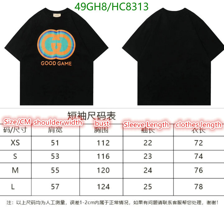 Clothing-Gucci, Code: HC8313,$: 49USD