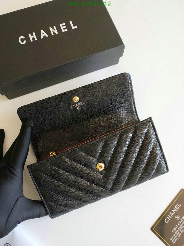 Chanel Bags ( 4A )-Wallet-,Code: ZT1612,$: 49USD