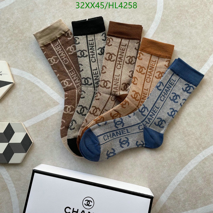 Sock-Chanel,Code: HL4258,$: 32USD