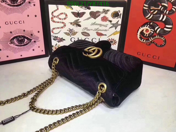 Gucci Bag-(4A)-Marmont,Code: YB7416,$: 99USD