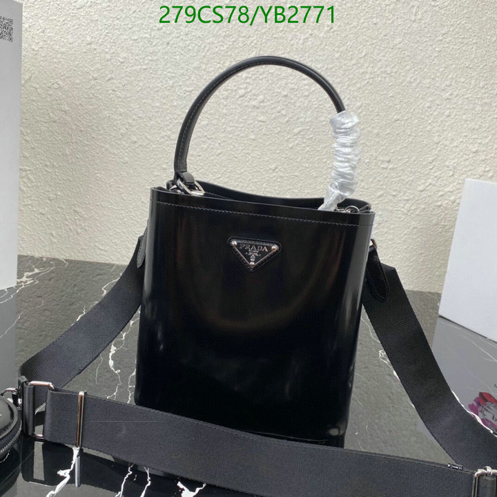 Prada Bag-(Mirror)-Diagonal-,Code: YB2771,$: 279USD