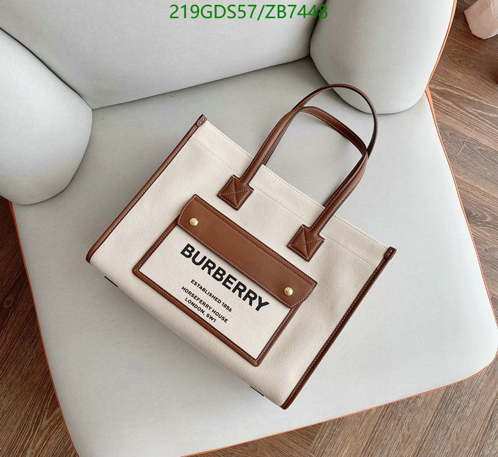Burberry Bag-(Mirror)-Handbag-,Code: ZB7448,$: 219USD