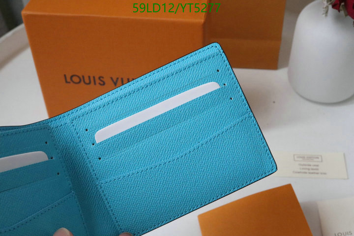 LV Bags-(Mirror)-Wallet-,Code: YT5277,$: 59USD