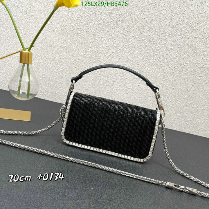 Valentino Bag-(4A)-LOC-V Logo ,Code: HB3476,$: 125USD