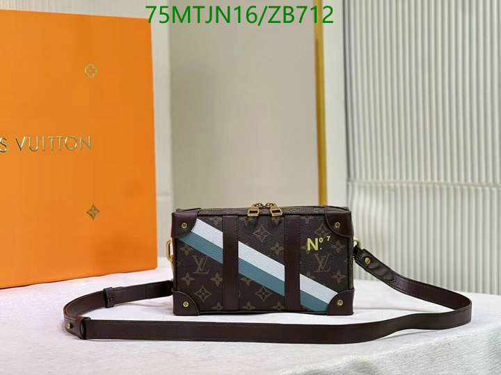 LV Bags-(4A)-Petite Malle-,Code: ZB712,$: 75USD