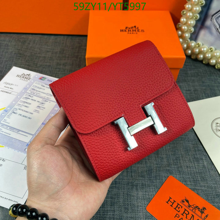 Hermes Bag-(4A)-Wallet-,Code: YT5997,$: 59USD