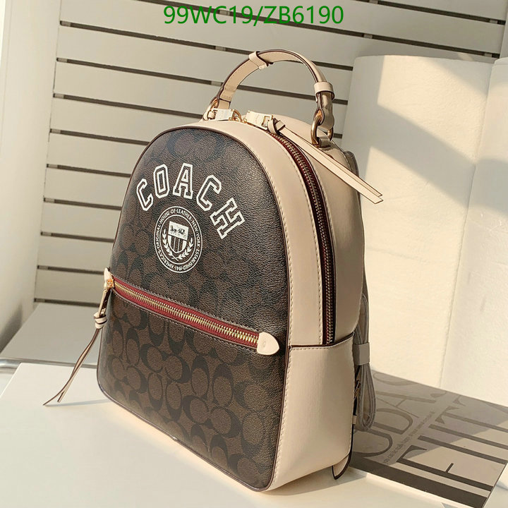 Coach Bag-(4A)-Backpack-,Code: ZB6190,$: 99USD