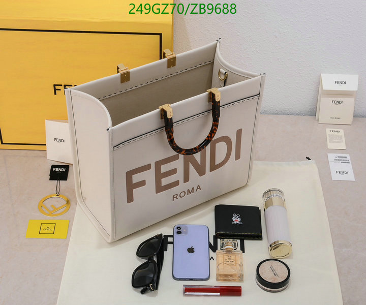 Fendi Bag-(Mirror)-Sunshine,Code: ZB9688,$: 249USD