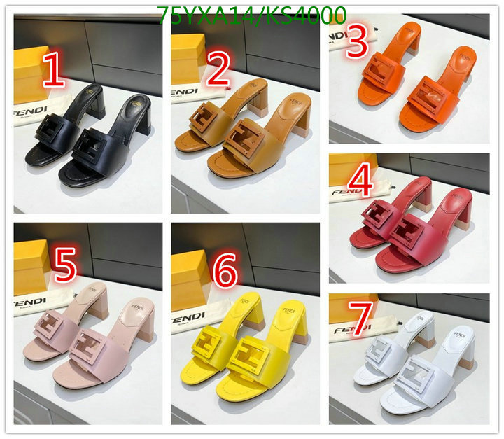 Women Shoes-Fendi, Code: KS4000,$: 75USD