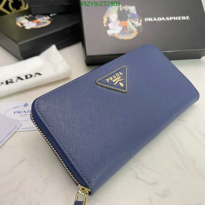 Prada Bag-(4A)-Wallet-,Code: ZT2803,$: 49USD
