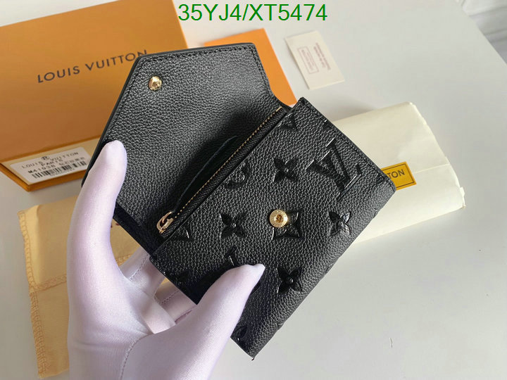 LV Bags-(4A)-Wallet-,Code: XT5474,$: 35USD