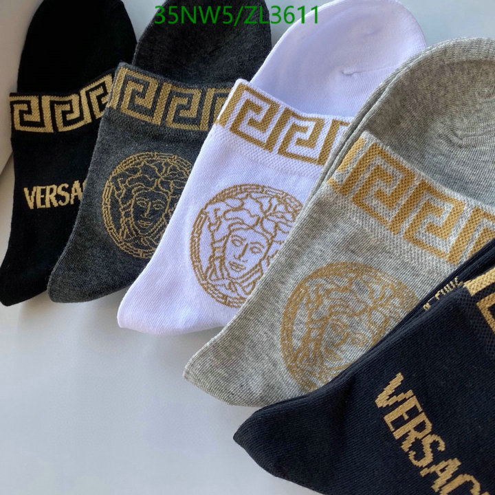 Sock-Versace, Code: ZL3611,$: 35USD