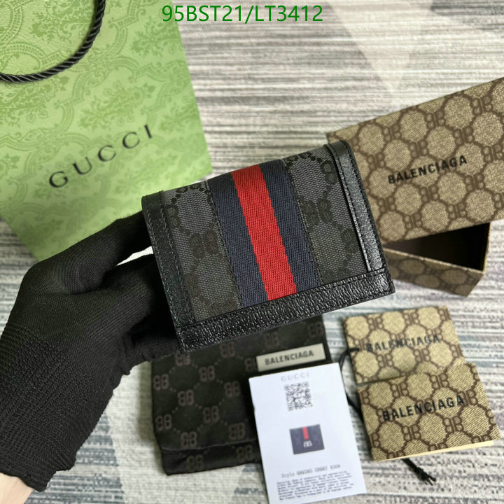 Gucci Bag-(Mirror)-Wallet-,Code: LT3412,$: 95USD