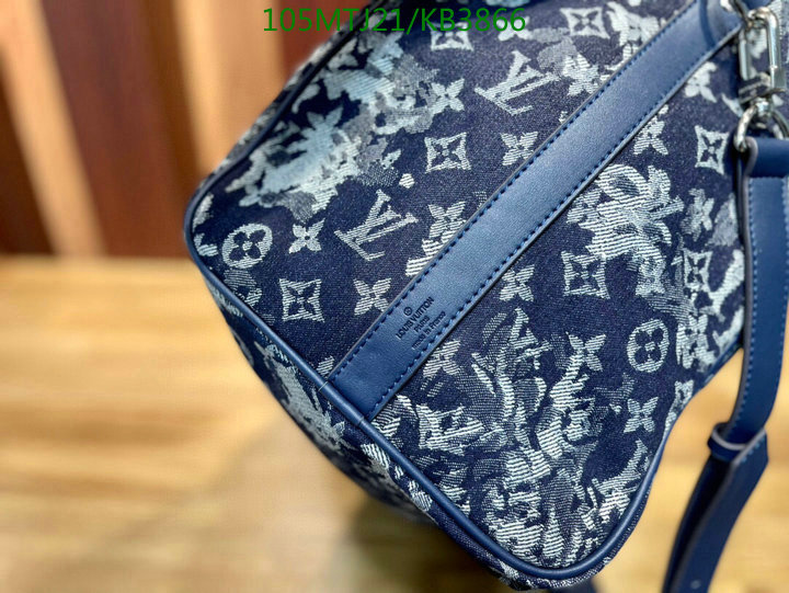 LV Bags-(4A)-Keepall BandouliRe 45-50-,Code: KB3866,$: 105USD