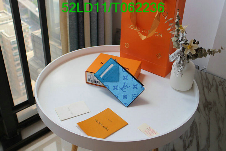 LV Bags-(Mirror)-Wallet-,Code: T062236,$: 52USD