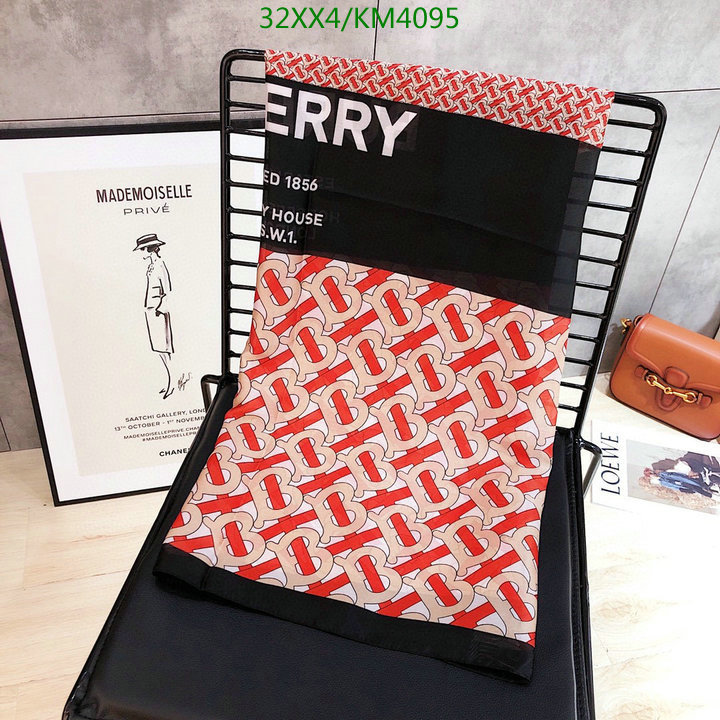 Scarf-Burberry, Code: KM4095,$: 32USD