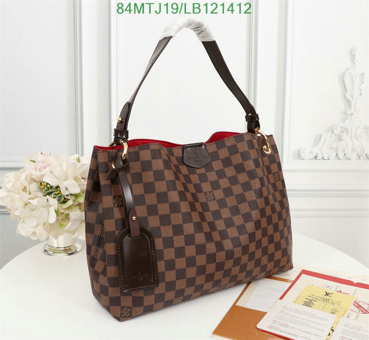 LV Bags-(4A)-Handbag Collection-,Code: LB121412,$: 84USD