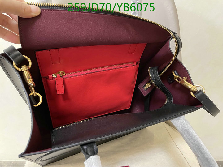 Valentino Bag-(Mirror)-Handbag-,Code: YB6075,