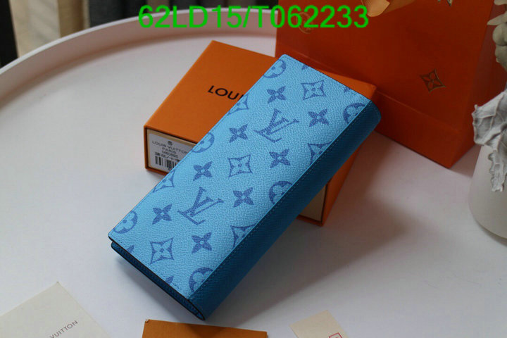 LV Bags-(Mirror)-Wallet-,Code: T062233,$: 62USD