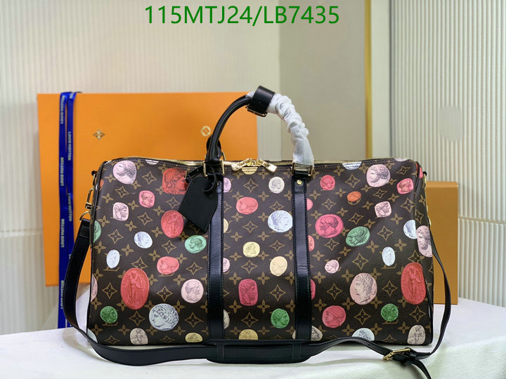 LV Bags-(4A)-Keepall BandouliRe 45-50-,Code: LB7435,$: 115USD
