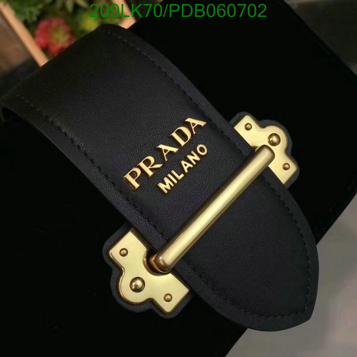 Prada Bag-(Mirror)-Diagonal-,Code: PDB060702,$: 209USD