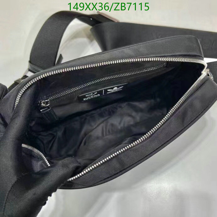 Prada Bag-(Mirror)-Diagonal-,Code: ZB7115,$: 149USD