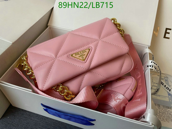 Prada Bag-(4A)-Diagonal-,Code: LB715,$: 89USD
