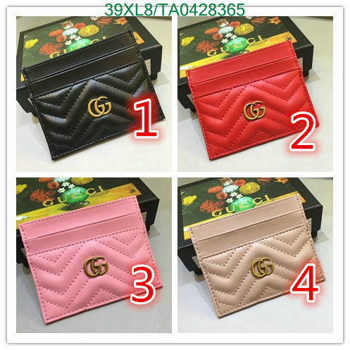 Gucci Bag-(4A)-Wallet-,Code:TA0428365,$:39USD