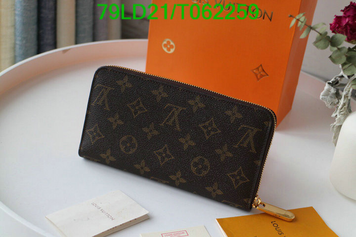 LV Bags-(Mirror)-Wallet-,Code: T062259,$: 79USD