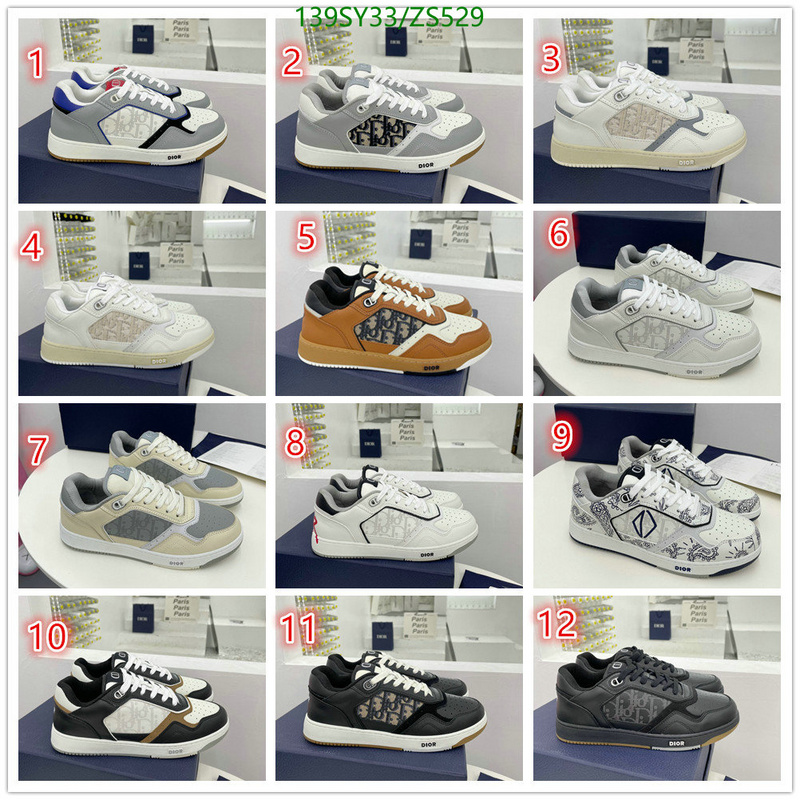 Men shoes-Dior, Code: ZS529,$: 139USD