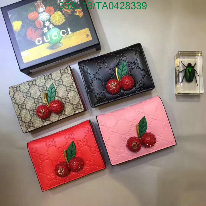 Gucci Bag-(4A)-Wallet-,Code:TA0428339,$: 55USD