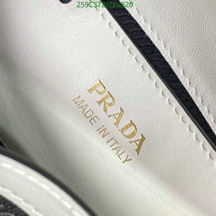 Prada Bag-(Mirror)-Diagonal-,Code: ZB2820,$: 259USD