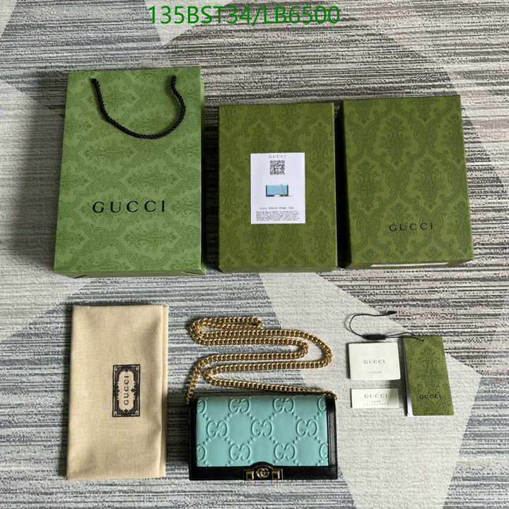 Gucci Bag-(Mirror)-Diagonal-,Code: LB6500,$: 135USD