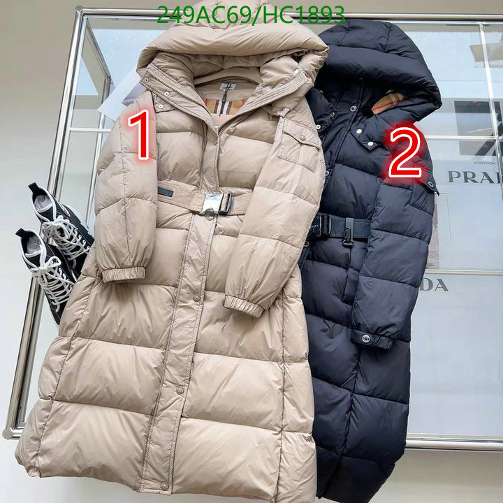 Down jacket Women-Burberry, Code: HC1893,$: 249USD