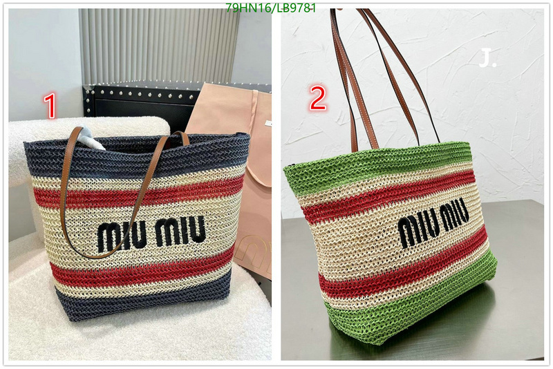 Miu Miu Bag-(4A)-Handbag-,Code: LB9781,$: 79USD