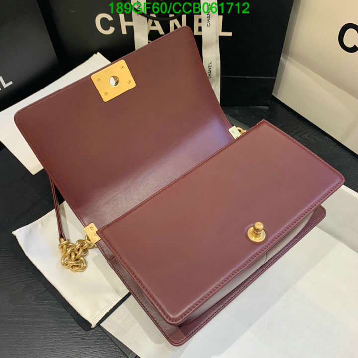 Chanel Bags -(Mirror)-Le Boy,Code: CCB061712,$: 189USD