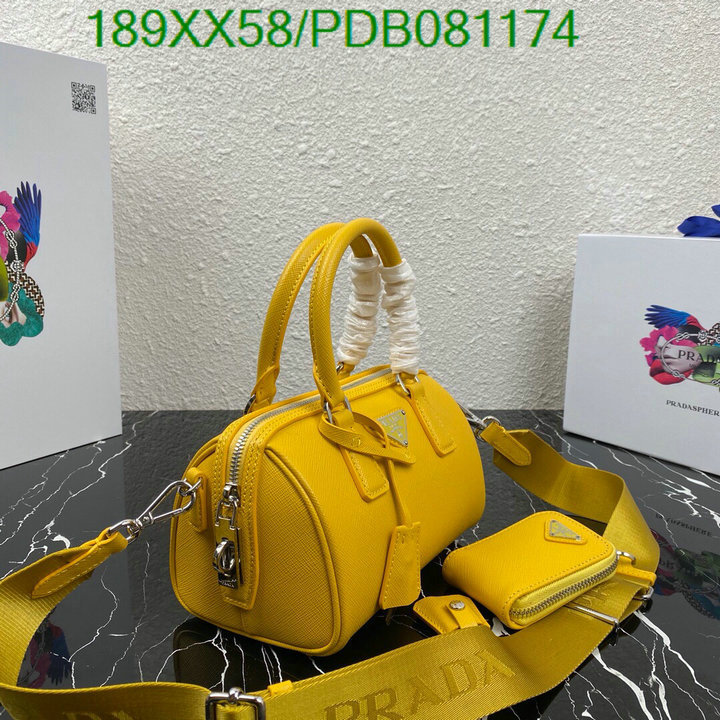 Prada Bag-(Mirror)-Diagonal-,Code:PDB081174,$:189USD