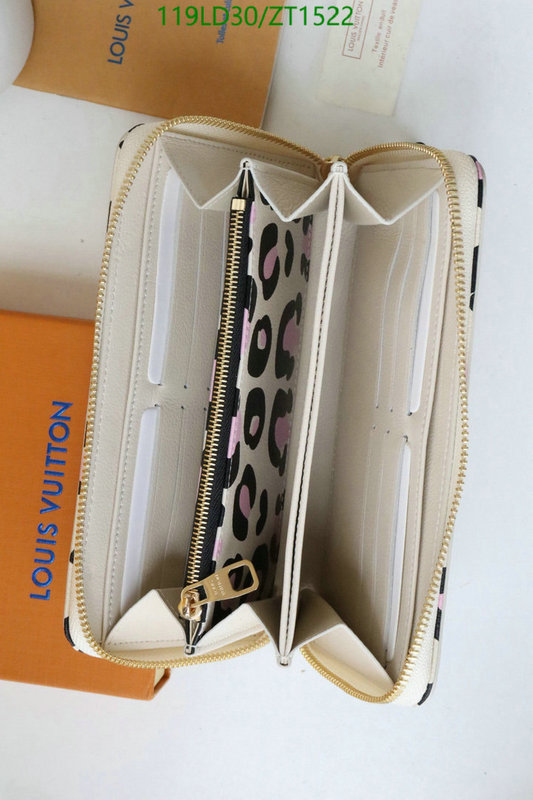 LV Bags-(Mirror)-Wallet-,Code: ZT1522,$: 119USD