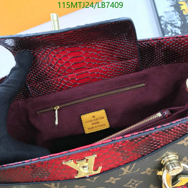 LV Bags-(4A)-Handbag Collection-,Code: LB7409,$: 115USD