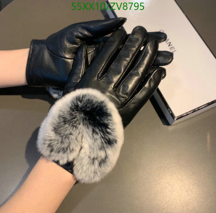 Gloves-Chanel, Code: ZV8795,$: 55USD