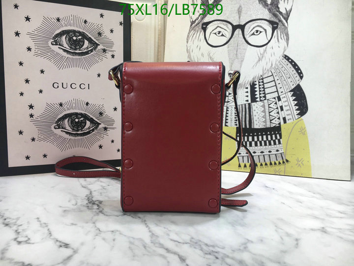 Gucci Bag-(4A)-Horsebit-,Code: LB7589,$: 75USD