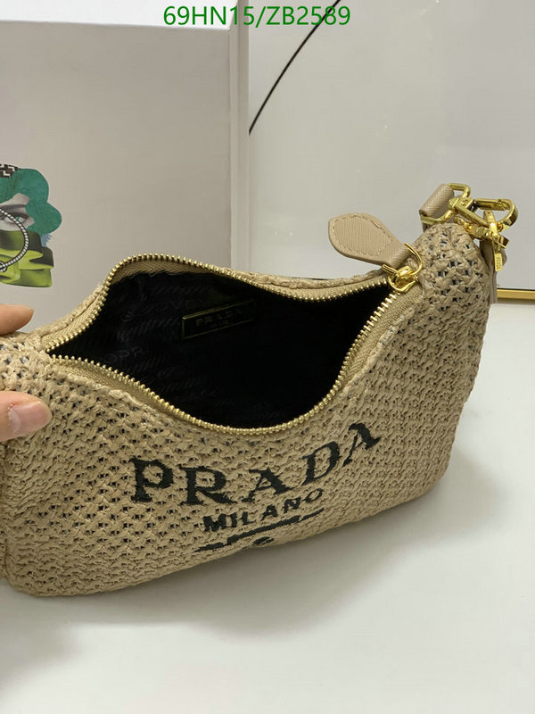 Prada Bag-(4A)-Re-Edition 2005,Code: ZB2589,$: 69USD