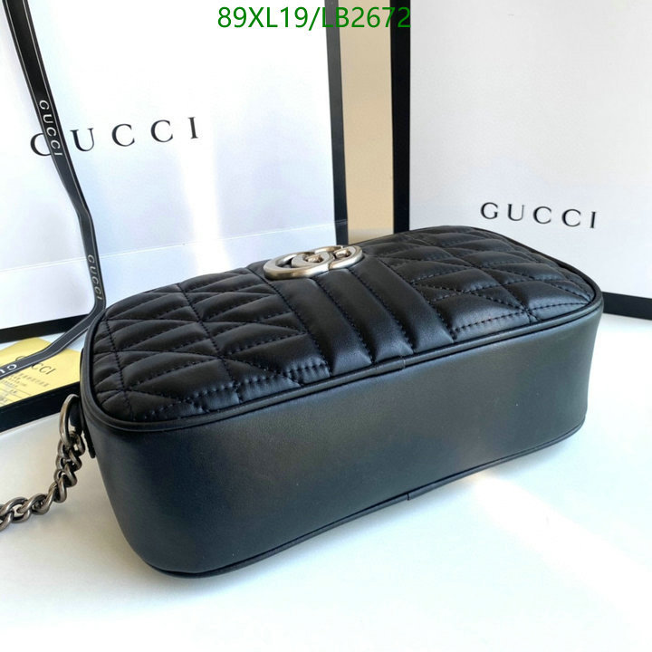 Gucci Bag-(4A)-Marmont,Code: LB2672,$: 89USD