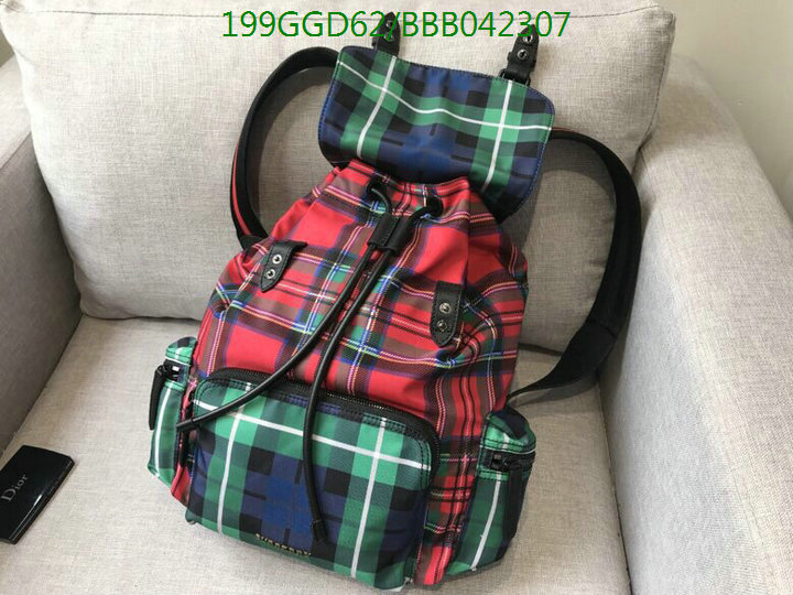 Burberry Bag-(Mirror)-Backpack-,Code:BBB042307,$:199USD