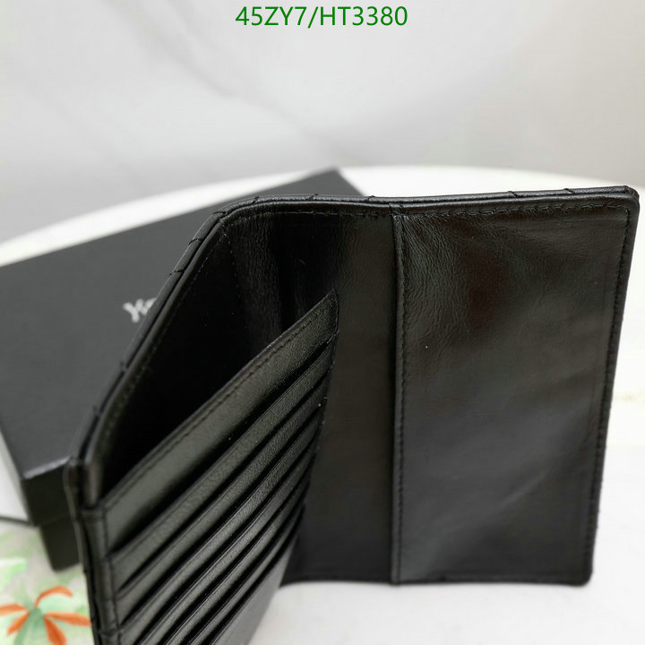 YSL Bag-(4A)-Wallet-,Code: HT3380,$: 45USD