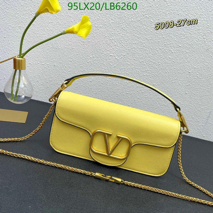 Valentino Bag-(4A)-LOC-V Logo ,Code: LB6260,$: 95USD