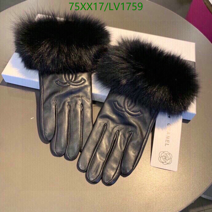 Gloves-Chanel, Code: LV1759,$: 75USD