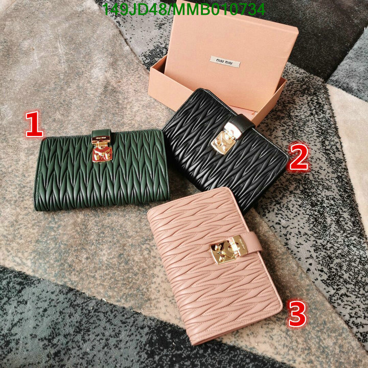 Miu Miu Bag-(Mirror)-Wallet-,Code: MMB010734,$: 149USD
